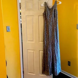 Silver cocktail maxi